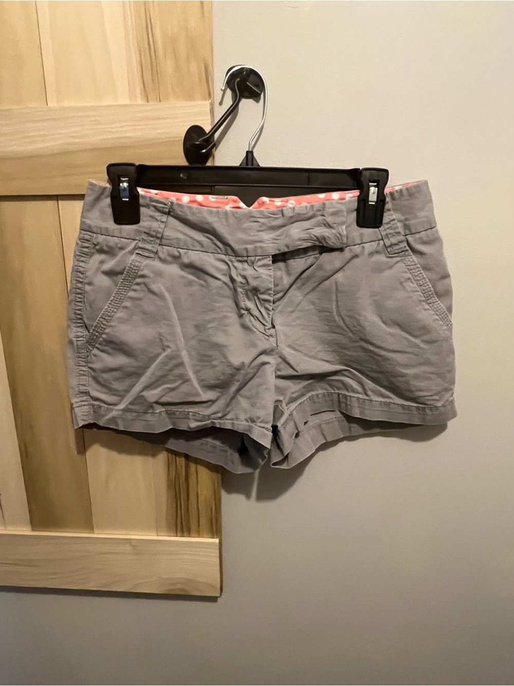 J. Crew Light Gray Cotton Chino Shorts